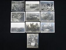 Lot of 10 WW1 Original Military Photos Soldiers, Locations, Equipment WW1 (D) picture
