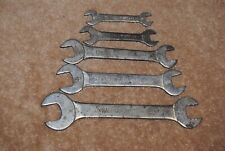 Vintage 5 Piece Oxwall Open End Wrench Set Quality Steel Japan 5/16 to 3/4 picture