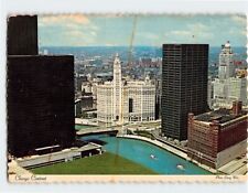 Postcard Chicago Contrast Illinois USA North America picture