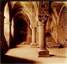 FRANCE Castle Cathedral Interior, Vintage Stereo Photo Glass Plate VR3L12n20 picture