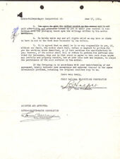 LOUIS B. MAYER - DOCUMENT SIGNED 06/27/1931 picture