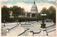 Postcard Washington DC US Capitol from Library of Congress Vintage PC H9088 picture
