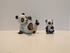 Vintage Porcelain Panda Figurines Cute picture
