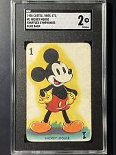 1938 Castell - Shuffled Symphonies - Disney #1 MICKEY MOUSE - ￼SGC 2 Blue Back picture