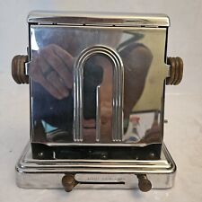 Vintage ART DECO ELECTRAHOT STYLE #619 CHROME TOASTER 1915-18 Works  picture