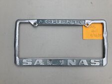 Rare Ghent Salinas CA Volkswagen VW Dealer License Plate Frame picture