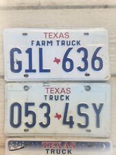 Authentic Texas And California Used License Plates picture