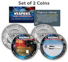 U.S. WEAPONS ARSENAL BOMBS JFK Kennedy Half Dollars U.S. 2-Coin Set picture