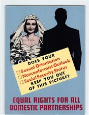 Postcard Equal Rights For All Domestic Partnerships picture