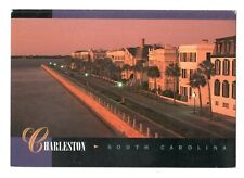 East Battery Charleston South Carolina Unused Vintage 4x6 Postcard AF257 picture