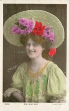Circa 1908 Stage Actress Hand Tint Rotary Photographic Postcard 22-1077 picture