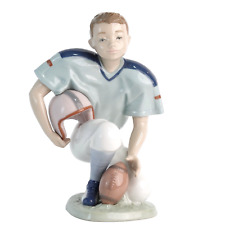 Lladro Rare 1993 American football Player #6107 Porcelain Figurine - Retired 8'' picture