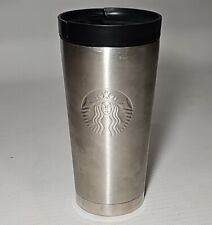 Starbucks Shiny Chrome Silver Stainless Steel Tumbler Travel Mug 2010 Cup 16 oz. picture