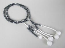SGI Soka Gakkai Prayer Rosary Beads - Juzu, Nichiren, Buddhist, Black Pearl picture