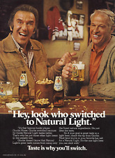 1981 Natural Light Beer Gordie Howe Hey Look Who Switched vintage Print Ad picture