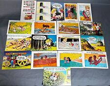 Lot of 18 Humorous 1970's BAMFORTH Comic POSTCARDS England - In Nature/Public picture