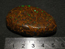Stunning Bright Emerald Green Violet Boulder Opal Specimen See VIDEO 283 carats  picture