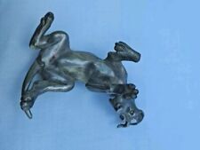 Great Dane Pewter Sculpture Figurine, Virginia Perry Gardiner Puppy On Back picture