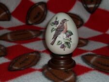 Hand painted Porcelain Egg by Kathy Seek/with Stand picture