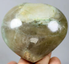 NATURAL Green Moonstones Rock CRYSTAL Polished Love Heart Stone Madagascar 364g picture