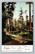 Seattle WA-Washington, North Road Woodland Park Vintage Souvenir Postcard picture