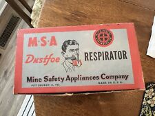 MSA Dustfoe Mine Safety Appliances Company Made USA Clear-vue Box Vintage BM2148 picture