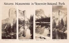 RPPC Yosemite Park El Capitan Valley Lodge 1952 Cover Cancel Photo Postcard D1 picture