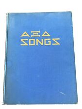Vintage Song Book The Songs of Alpha XI Delta 1945 Fraternity Sorority Sisters picture