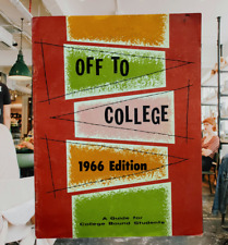 1966 Off To College Magazine Guide for College Bound High School Students Rare picture