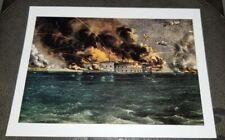 The Bombardment of Ft. Sumter, Charleston Harbor 1861 The war begins Unposted  picture