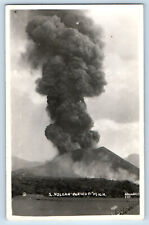 Michoacan Mexico Postcard Volcan Parícutin Eruption c1950's RPPC Photo picture