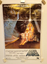 VINTAGE STAR WARS POSTER - MARK HAMILL, HARRISON FORD - SEALED - MINT picture