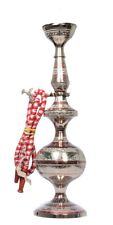 Metal Brass Hookah Hand Crafted Perfect For Decoration Gifting 15 inches picture
