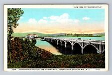 Catskill Mts NY-New York, Sixteen Arch Bridge, Ashokan Dam, Vintage Postcard picture