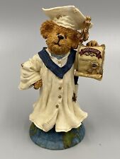 Vintage 2001 Boyds Bears Collectors Figurine 4” Ima Scholar Celebrate 227783 picture