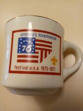 Vintage Boy Scout Mug - BSA Mug - America’s Bicentennial Festival 1976 picture