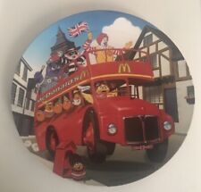 Vintage 2000 McDonald's Ronald McDonald Grimace  Plate London UK Bus Big Ben picture