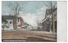 Hillsboro Bridge, New Hampshire, Vintage Postcard View of Main Street picture
