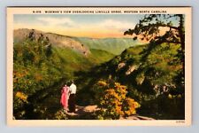 Linville Gorge NC-North Carolina, Wiseman's View, Gorge, Vintage Postcard picture