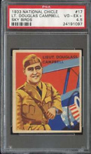 1934 NATIONAL CHICLE SKY BIRDS R136 #17 LT. DOUGLASS CAMPBELL PSA 4.5 *DS15249 picture