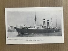 Postcard American Line Ship SS New York Ocean Liner Vintage UDB picture