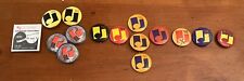 1989-2000 Birmingham City Stages Music Festival Official Button Pin Lot-18 Pins picture