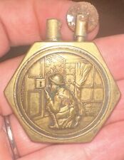 Original WW1 Risqué Brass Trench Double Sided Lighter Rare picture
