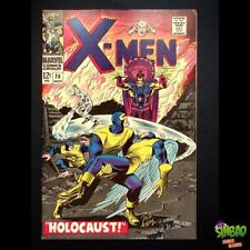 X-Men #26 Marvel 1966  7.5 VF- Signed by Roy Thomas picture