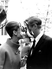 AUDREY HEPBURN AND GEORGE PEPPARD Breakfast at Tiffany's Picture Photo 8