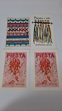 4 Vintage Fiesta San Antonio Postcards 1986 1989 1990 1990  picture