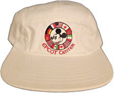 Vintage Atlas Walt Disney World Rare Flags of the World Mickey Epcot Center Hat picture