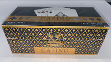 Sealed Brick Of 12 Decks Massa Casino Playing Cards Linen Finish picture