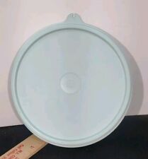 Vtg Tupperware Replacement C tab Lid/Seal 227 Mint Cool LIGHT Blue picture