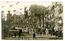 Albany NY -CAPITAL HILL DURING HUDSON FULTON CELEBRATION-H.M Beach RPPC Postcard picture